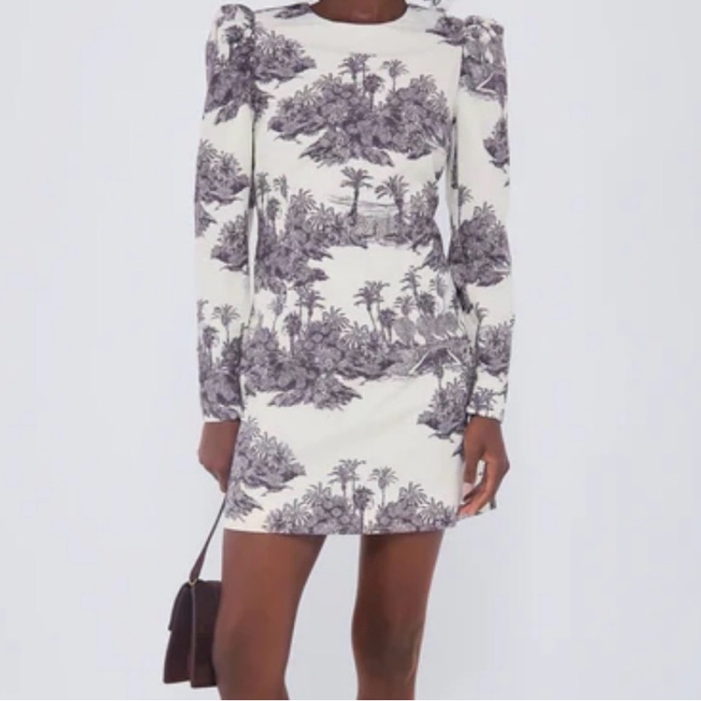 Tuckernuck x India Hicks Toile Long Sleeve Dress- Sold Out Online